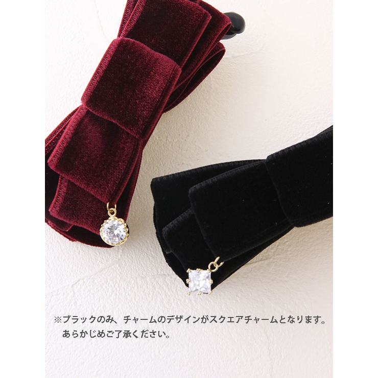 ベルベットリボンバナナクリップ（M) シンプル オフィス | VINGTAINE | 詳細画像12 