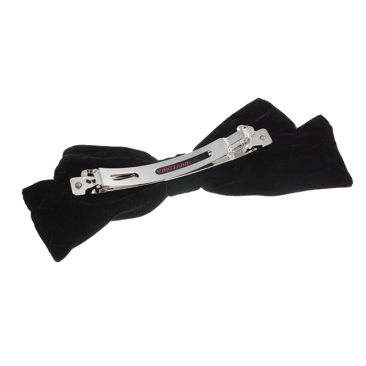 ベルベットビッグリボンバレッタ/ヘアアクセサリー/秋冬 H-252 | VINGTAINE | 詳細画像3 