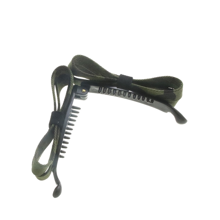 アニマル柄リボンバナナクリップ(S) レオパード柄 カモフラージュ柄 | VINGTAINE | 詳細画像8 