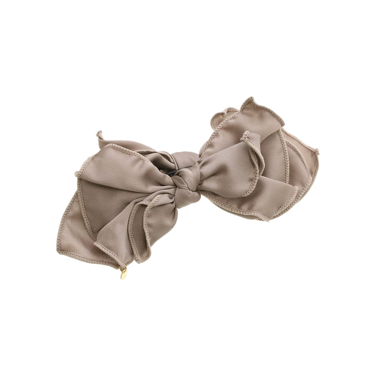 スカーフリボンバナナクリップ（S） シンプル ヘアアクセサリーH | VINGTAINE | 詳細画像4 