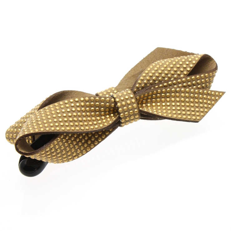 スタッズ風リボンバナナクリップ(M) ヘッドアクセ シンプル | VINGTAINE | 詳細画像9 