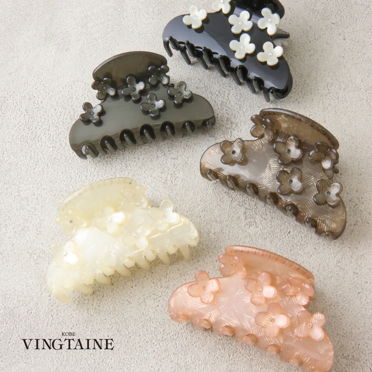 ベーシックフラワーバンスクリップ 小花 お花 | VINGTAINE | 詳細画像1 