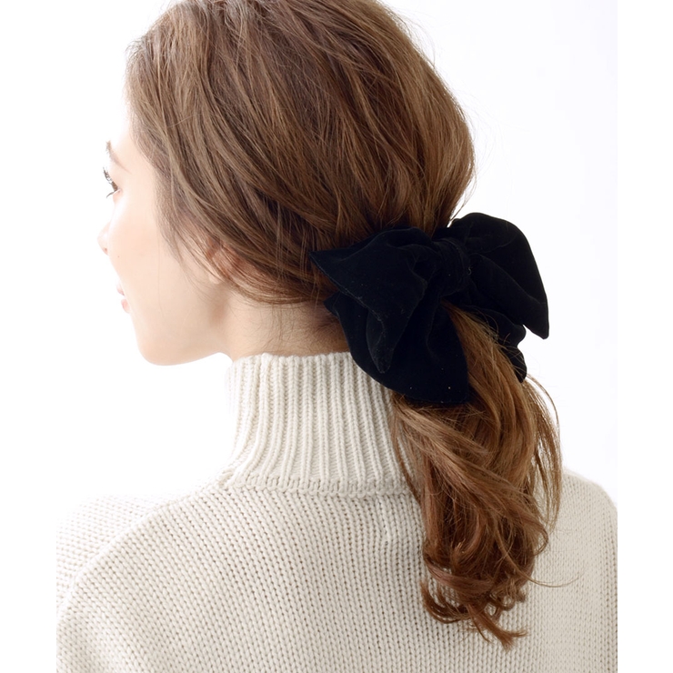 ベルベットリボンバレッタ/結婚式/二次会/ヘアアクセサリー/秋冬 H-518 | VINGTAINE | 詳細画像4 