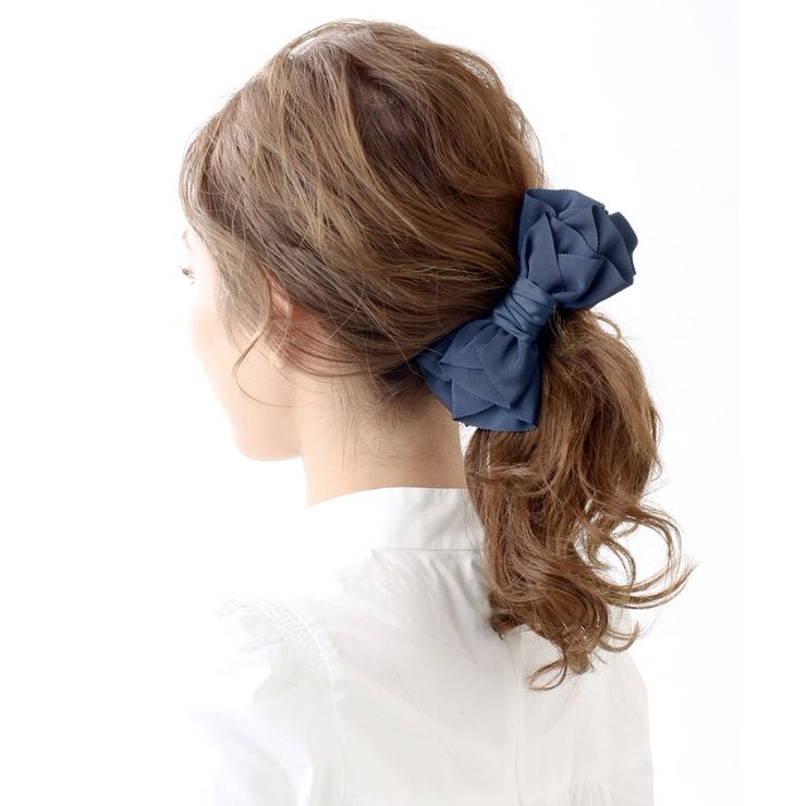 グログランリボンバナナクリップ ヘアアクセサリー ヘッドアクセ | VINGTAINE | 詳細画像8 