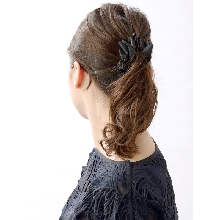 クラッシーリボンバナナクリップ ヘアクリップ ヘアアクセサリーH | VINGTAINE | 詳細画像10 