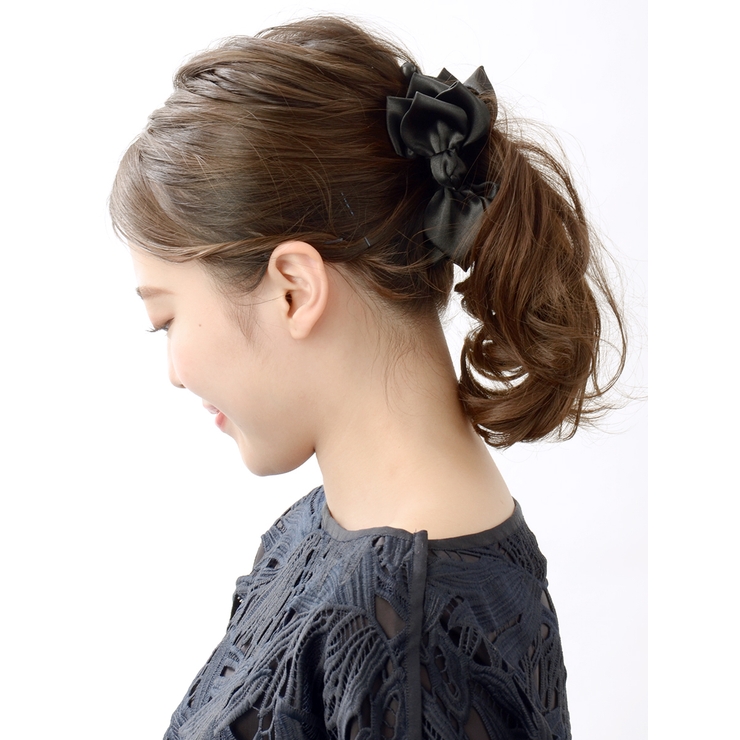 クラッシーリボンバナナクリップ ヘアクリップ ヘアアクセサリーH | VINGTAINE | 詳細画像9 