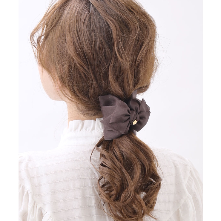 センターリボンバンスクリップ ヘアアクセサリーH 620[アクセサリー | VINGTAINE | 詳細画像6 