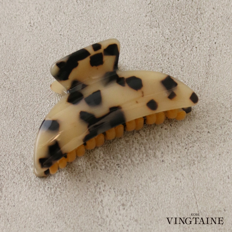 べっ甲風ヘアバンスクリップ（M)/ヘアクリップ/ヘアアクセサリー H-788 | VINGTAINE | 詳細画像1 