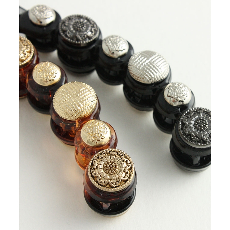 エンブレムボタンバナナクリップ/ヘアアクセサリー H-797 | VINGTAINE | 詳細画像8 