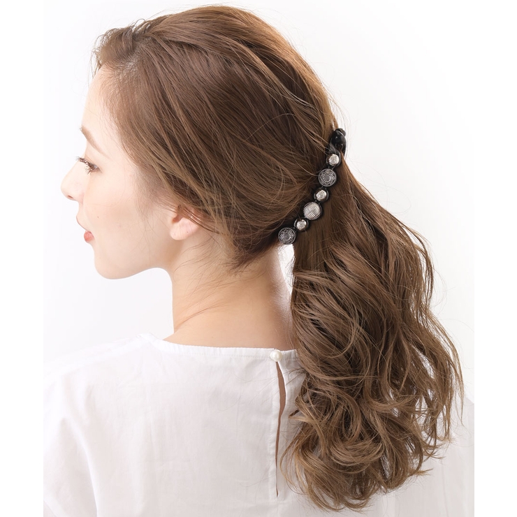 エンブレムボタンバナナクリップ/ヘアアクセサリー H-797 | VINGTAINE | 詳細画像7 