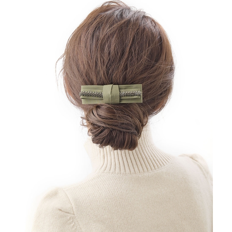 ベーシックリボンバレッタ クラシカル スクエアリボン | VINGTAINE | 詳細画像12 