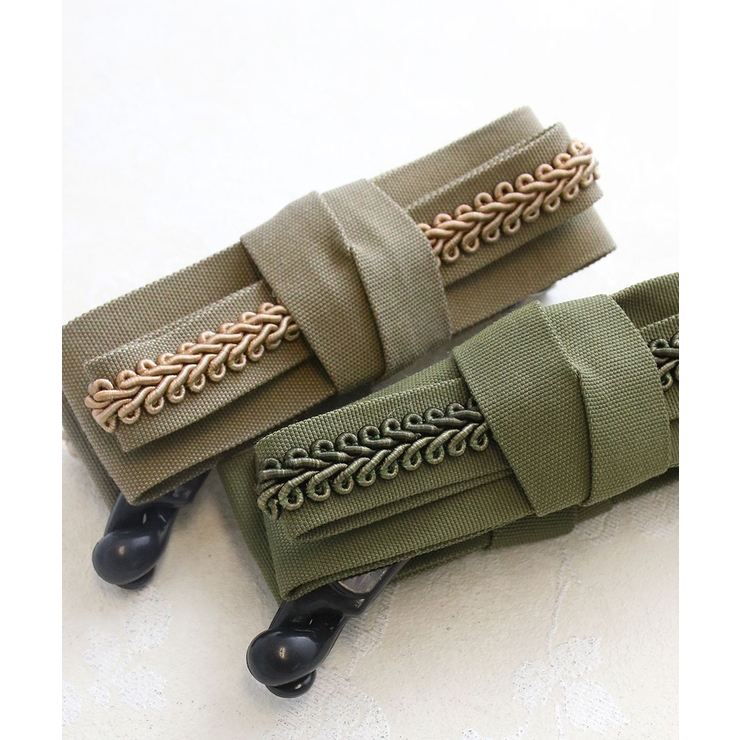 ベーシックリボンバナナクリップ クラシカル スクエアリボン | VINGTAINE | 詳細画像12 