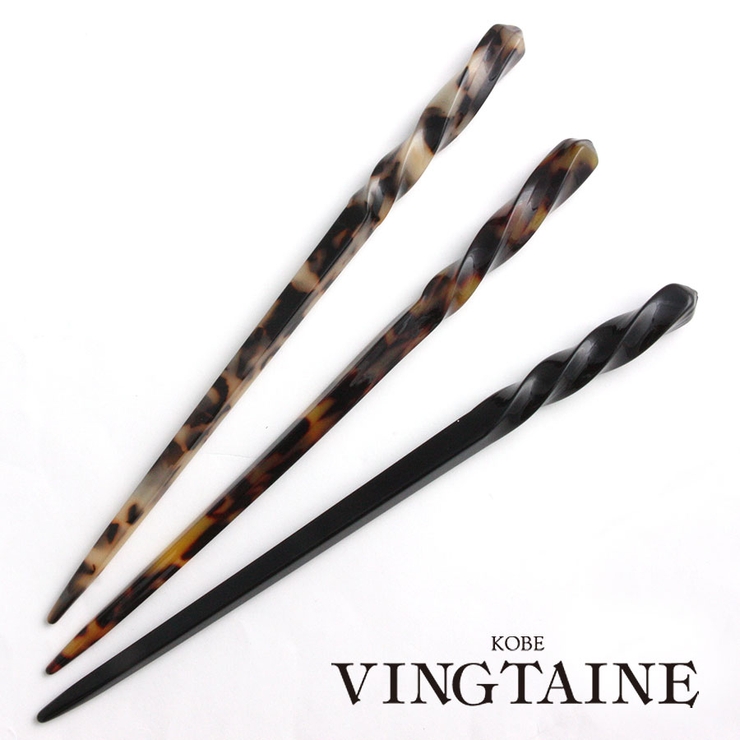 かんざし べっ甲風 スティック | VINGTAINE | 詳細画像1 