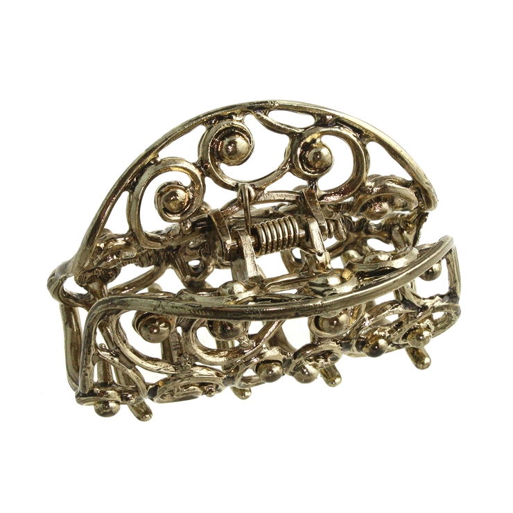 アンティーク調透かし模様バンスクリップ ヘアクリップ アンティーク調 | VINGTAINE | 詳細画像6 