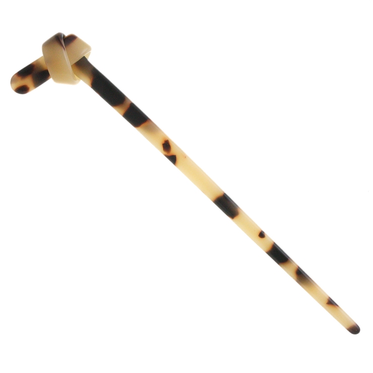 ベージュ | べっ甲風スティックかんざし（2） 結び ヘアスティック | VINGTAINE