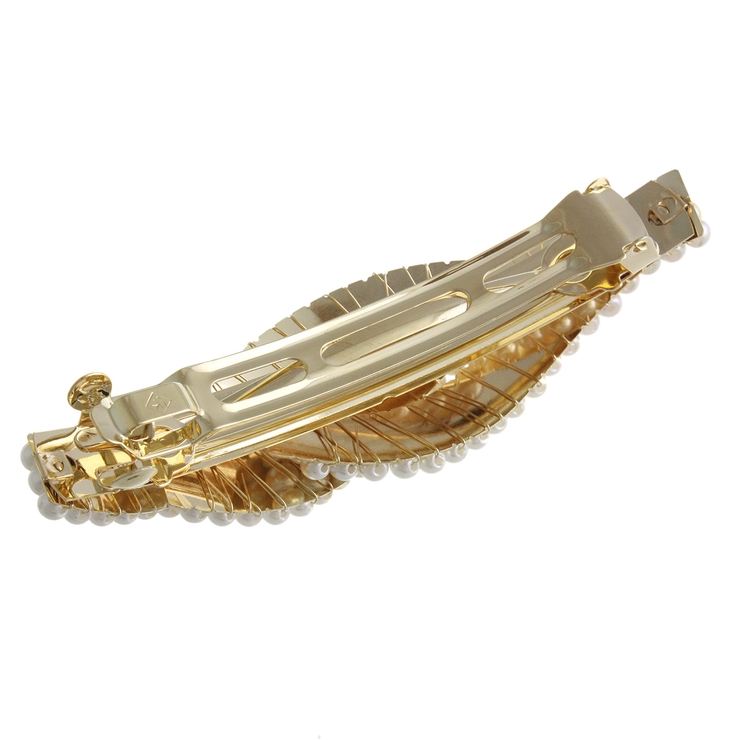 ツイストパールバレッタ ヘアアクセサリー ヘアクリップ | VINGTAINE | 詳細画像3 