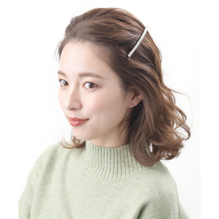 ラインストーン2連バレッタ/ヘアクリップ/ヘアアクセサリー H-899 | VINGTAINE | 詳細画像8 