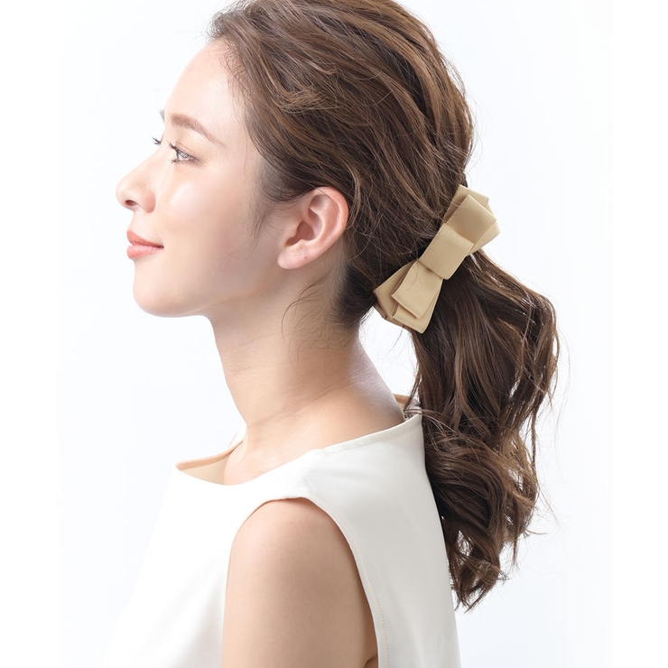 リボンバナナクリップ（M）/シンプル/ヘッドアクセ/ヘアアクセサリー H-90 | VINGTAINE | 詳細画像5 