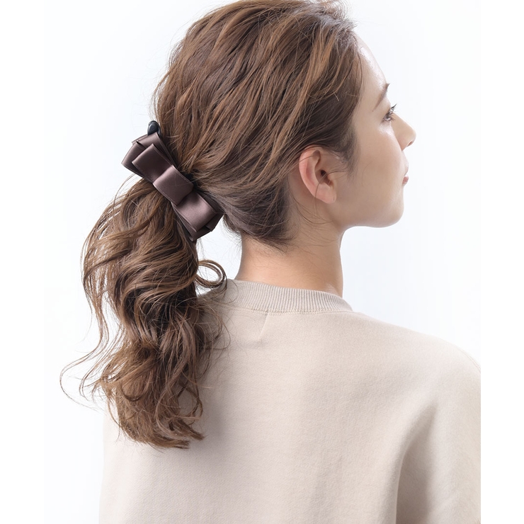 リボンバナナクリップ（M）/シンプル/ヘッドアクセ/ヘアアクセサリー H-90 | VINGTAINE | 詳細画像9 