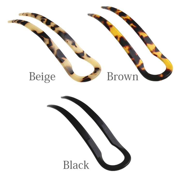 べっ甲風二又かんざし コーム 着物 | VINGTAINE | 詳細画像2 