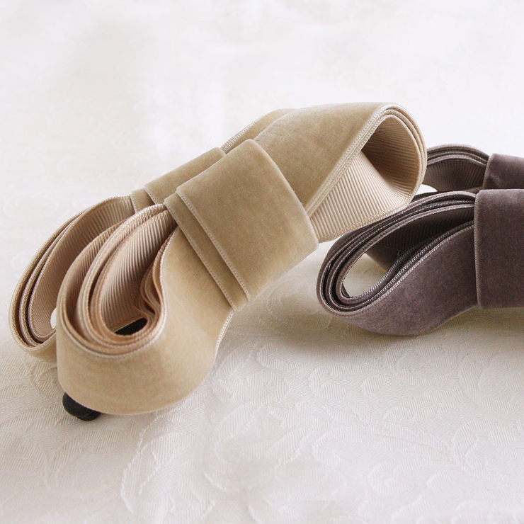 ベルベットツイストリボンバナナクリップ エレガント ヘアクリップ | VINGTAINE | 詳細画像10 