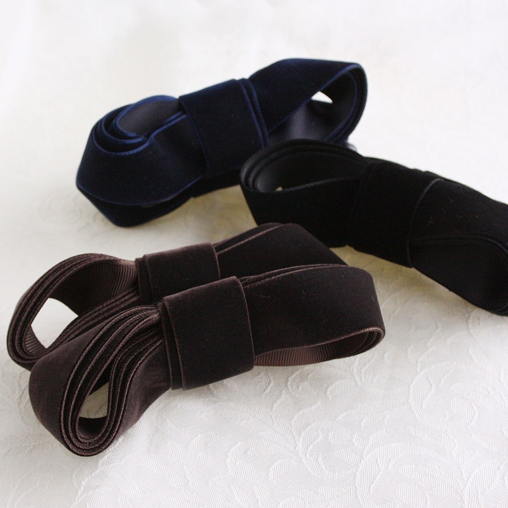 ベルベットツイストリボンバナナクリップ エレガント ヘアクリップ | VINGTAINE | 詳細画像11 