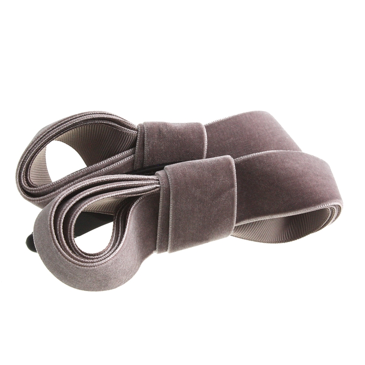 ベルベットツイストリボンバナナクリップ エレガント ヘアクリップ | VINGTAINE | 詳細画像3 