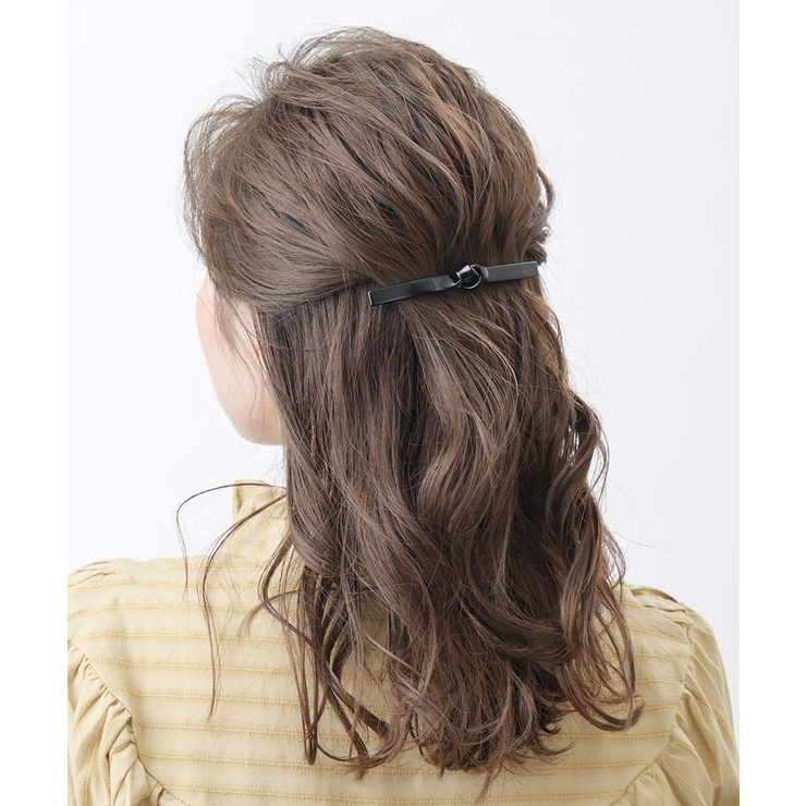 べっ甲風リボンシルエットバレッタ 結び マーブル | VINGTAINE | 詳細画像7 