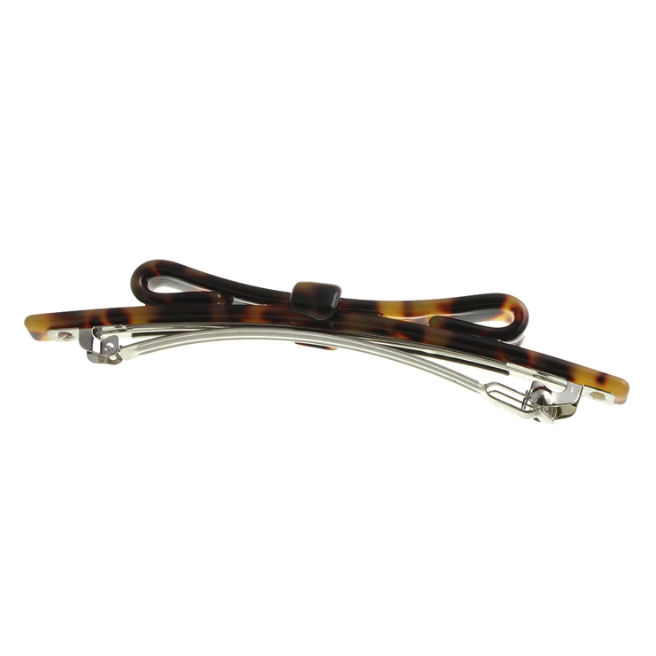 べっ甲風細リボンバレッタ マーブル 細め | VINGTAINE | 詳細画像2 