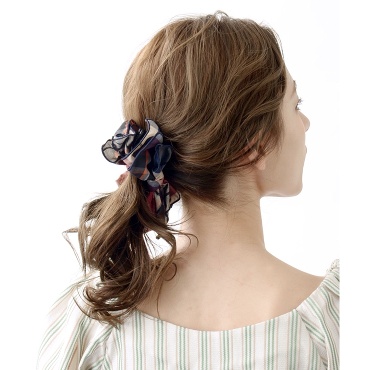 ビッグチェック柄リボンバナナクリップ フェミニン キュート | VINGTAINE | 詳細画像4 