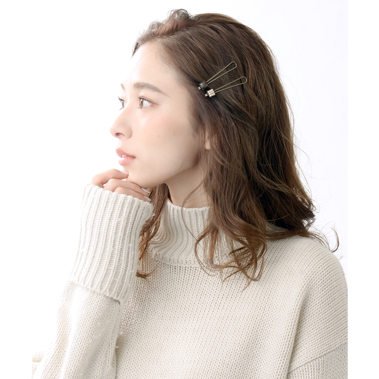 アンティーク調スクエアヘアピン（2本セット） クラシカル 四角 | VINGTAINE | 詳細画像7 