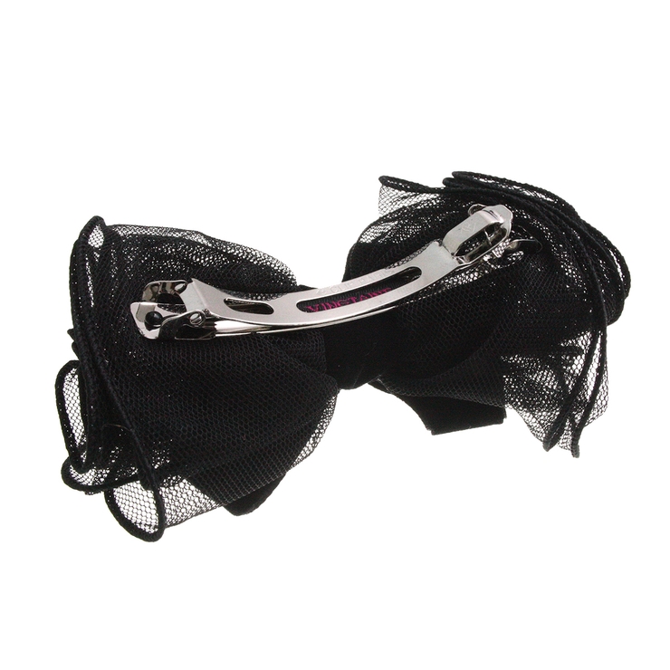 チュールレース×ベルベットリボンバレッタ エレガント クラシカル | VINGTAINE | 詳細画像2 