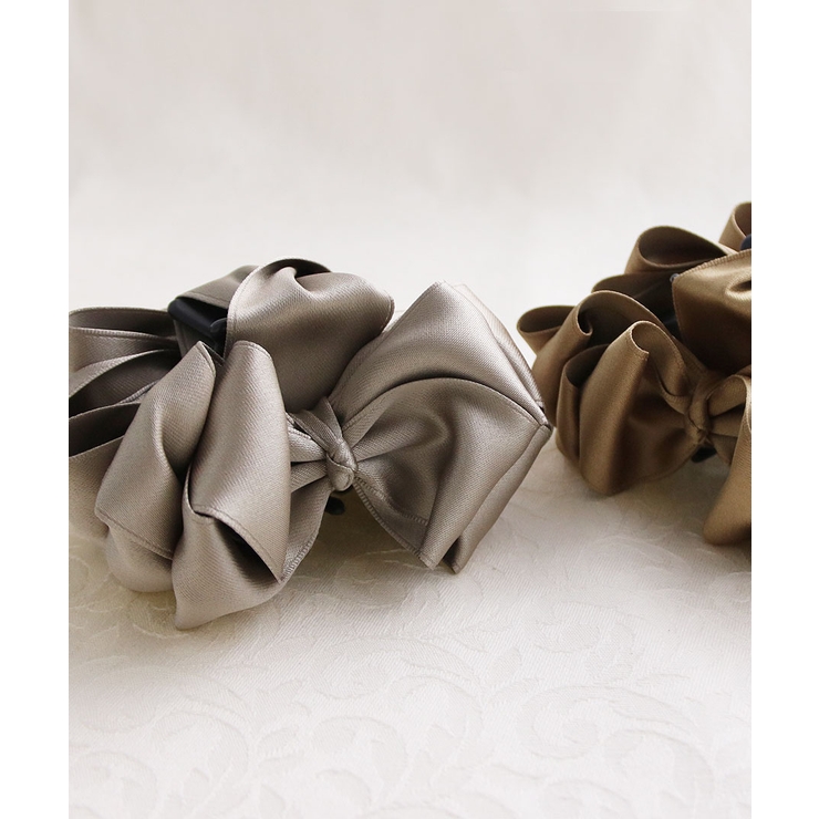 フリルリボンバンスクリップ 大きめ 可愛い | VINGTAINE | 詳細画像12 