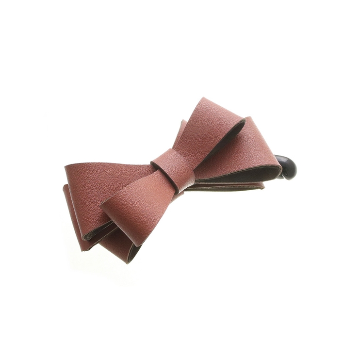 フェイクレザーダブルリボンバナナクリップ ヘアアクセサリー ベーシック | VINGTAINE | 詳細画像7 