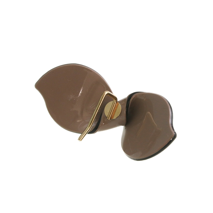 エナメル調ひねりリボンポニーフック ヘアカフ シンプル | VINGTAINE | 詳細画像4 