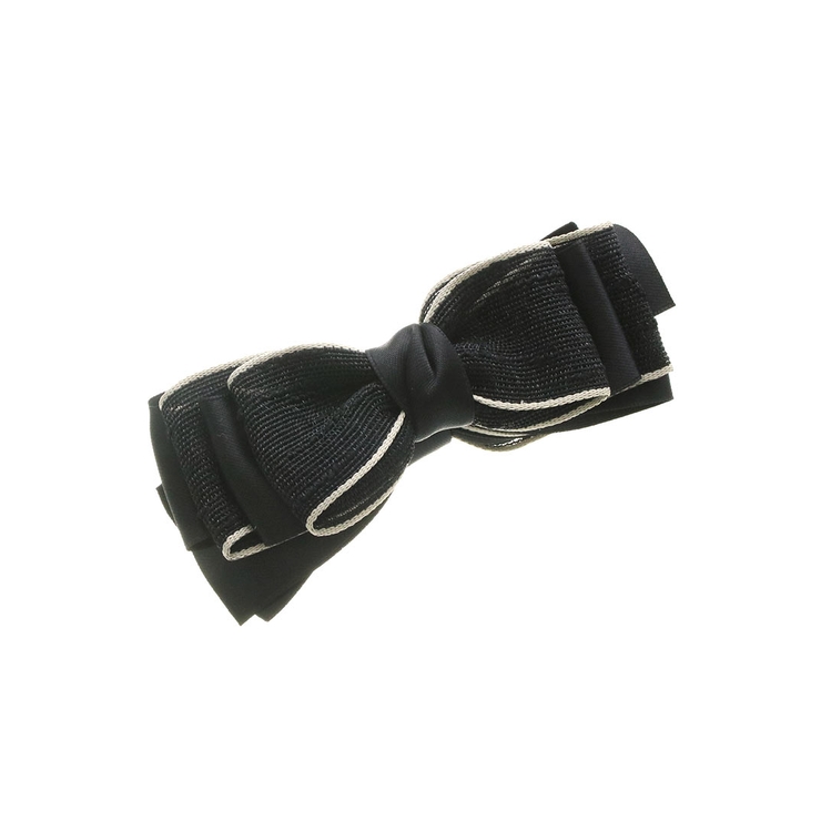 麻風リボンバナナクリップ ヘアクリップ オフィス | VINGTAINE | 詳細画像5 