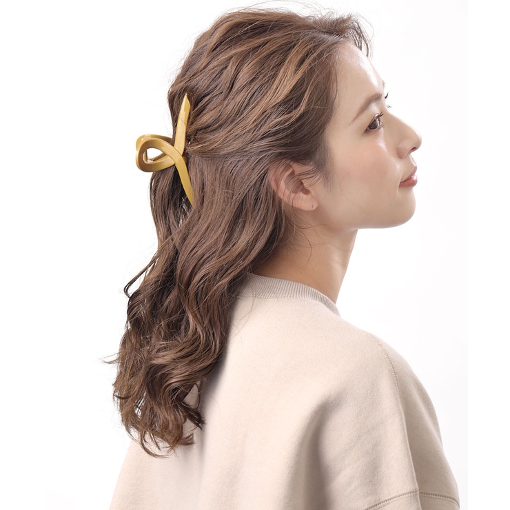 バンスクリップ ヘアクリップ くすみカラー[品番：VTNA0003765