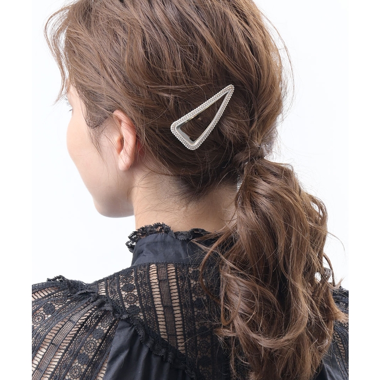 ホワイト | パッチン留め ヘアクリップ ヘアピン | VINGTAINE