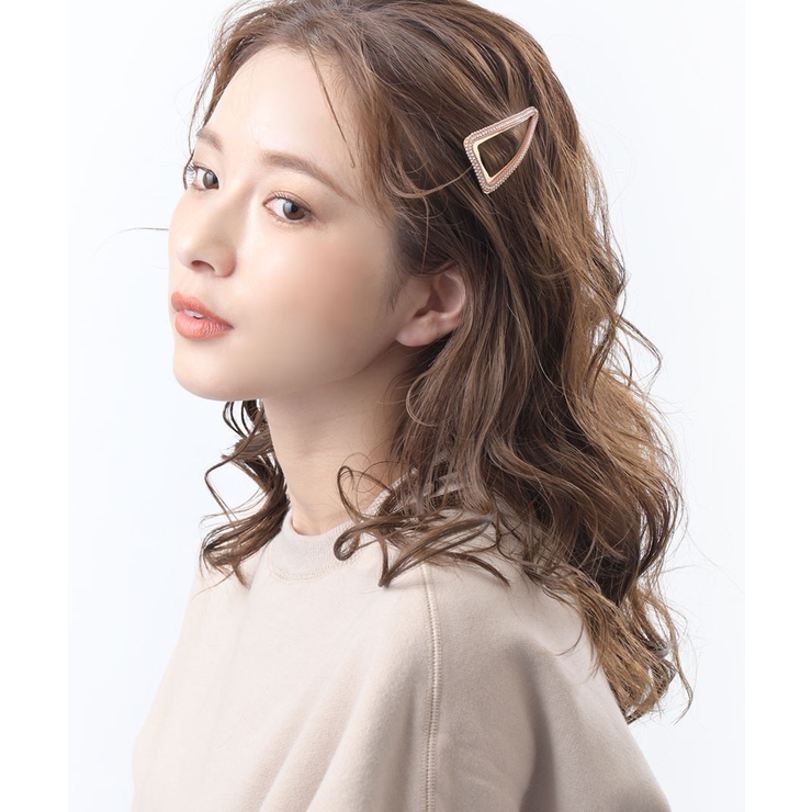 ピンク | パッチン留め ヘアクリップ ヘアピン | VINGTAINE