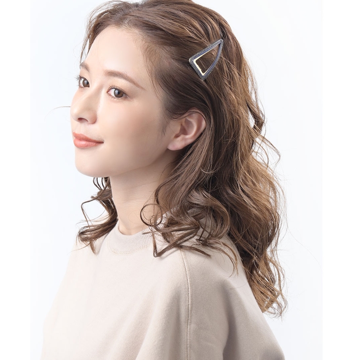 ネイビー | パッチン留め ヘアクリップ ヘアピン | VINGTAINE
