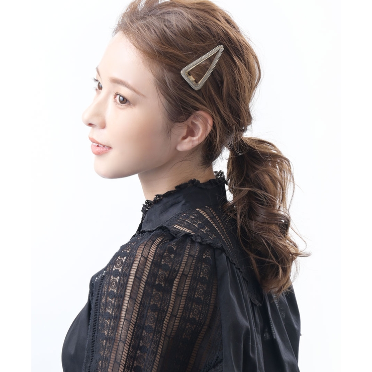 グレー | パッチン留め ヘアクリップ ヘアピン | VINGTAINE