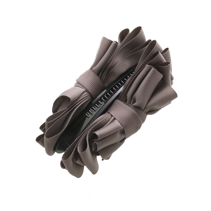 グログランボリュームリボンバナナクリップ（L） ヘアクリップ 華やか | VINGTAINE | 詳細画像5 