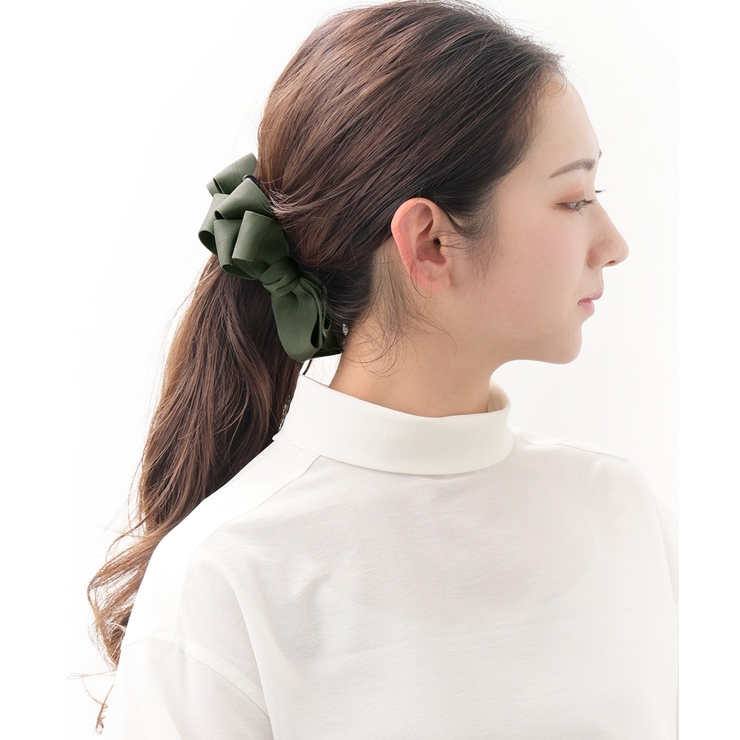 カーヴィーリボンバナナクリップ ヘアアクセサリー  アースカラー[品番：VTNA0004059]｜神戸ヴァンテーヌ（コウベヴァンテーヌ）のレディースファッション通販｜SHOPLIST（ショップリスト）