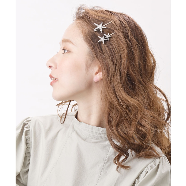 ビジュースターヘアピン2本セット 星 アレンジ | VINGTAINE | 詳細画像6 