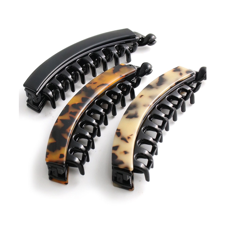 バナナクリップ コーム付き べっ甲風 | VINGTAINE | 詳細画像12 