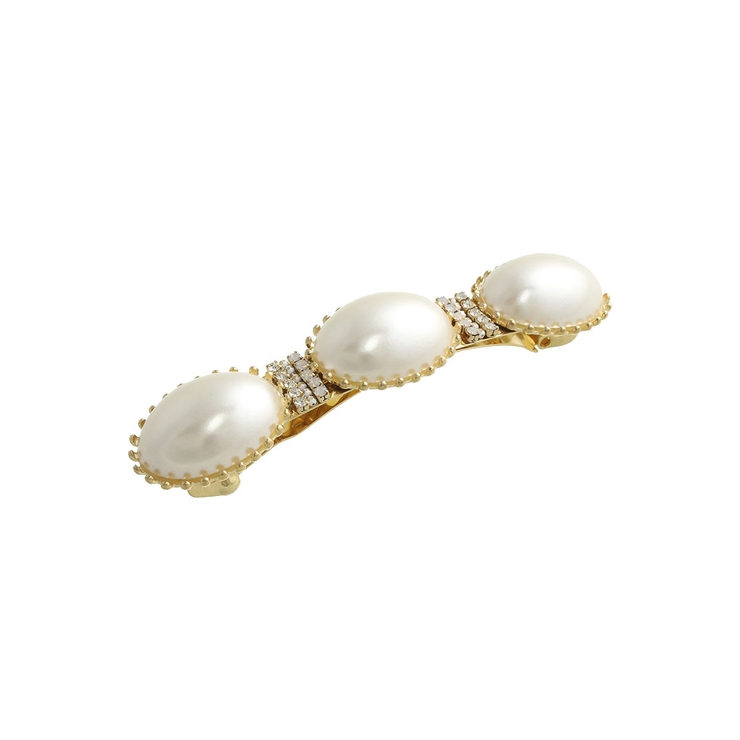 バレッタ オーバル パール | VINGTAINE | 詳細画像2 