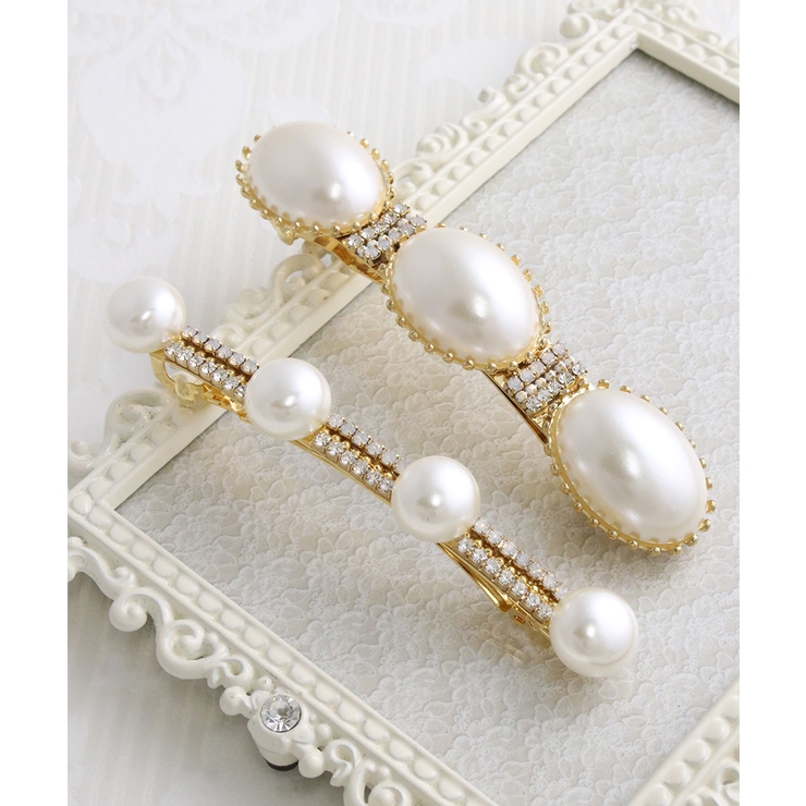 バレッタ オーバル パール | VINGTAINE | 詳細画像5 