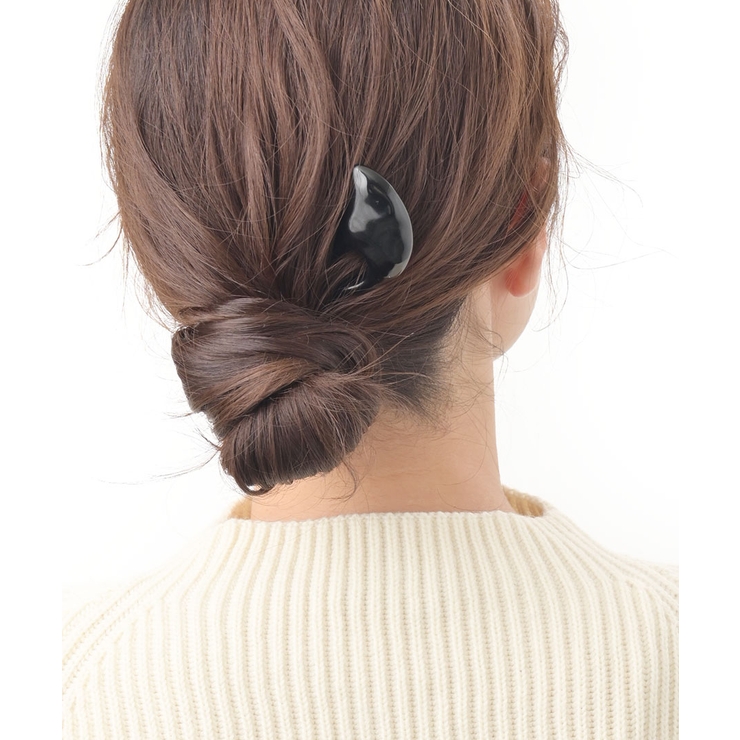 ブラック | かんざし 二又 二足 | VINGTAINE