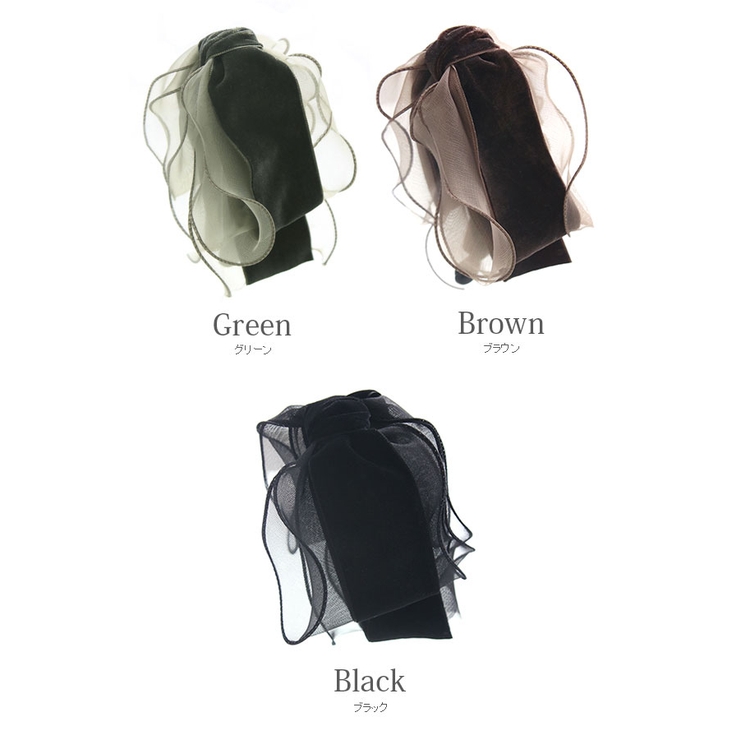 バナナクリップ シフォン ベルベット | VINGTAINE | 詳細画像2 