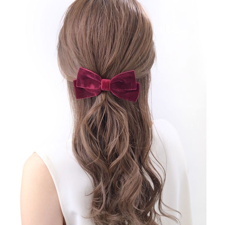 バレッタ リボン ベルベット | VINGTAINE | 詳細画像6 